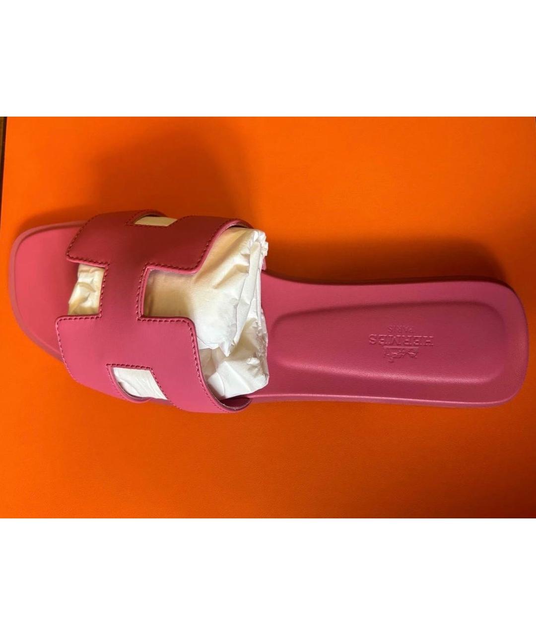 HERMES Кожаные сандалии, фото 2