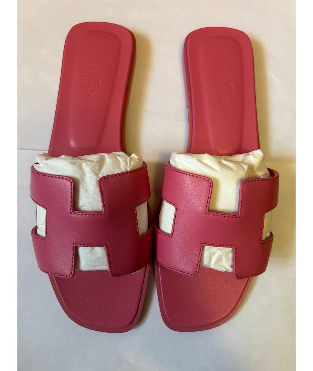HERMES Кожаные сандалии, фото 3