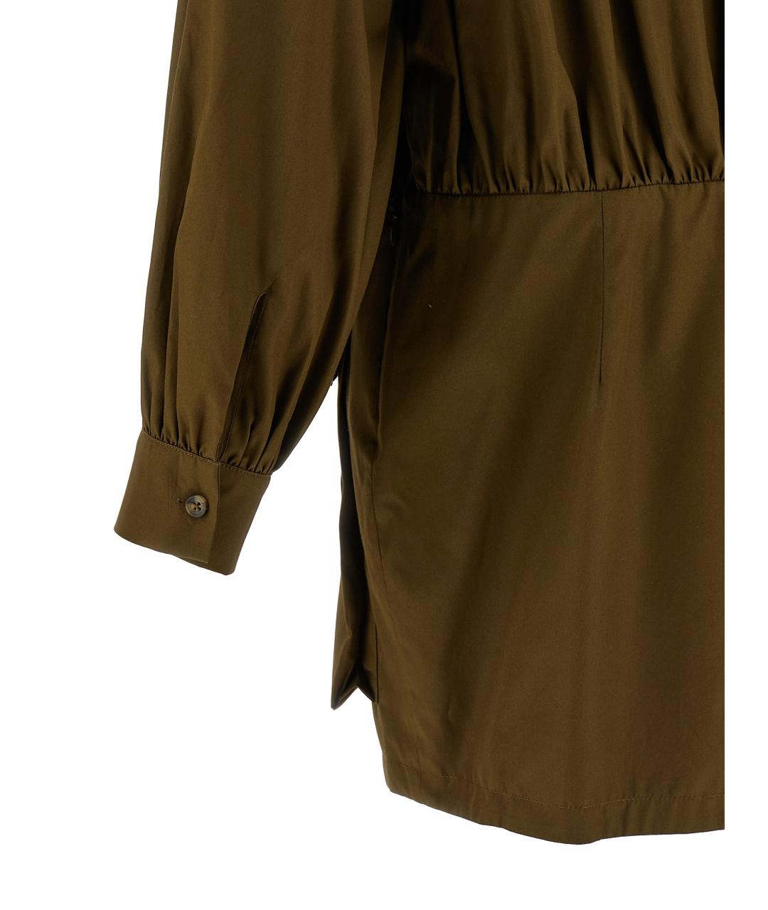 7 FOR ALL MANKIND Коричневое хлопковое платье, фото 4