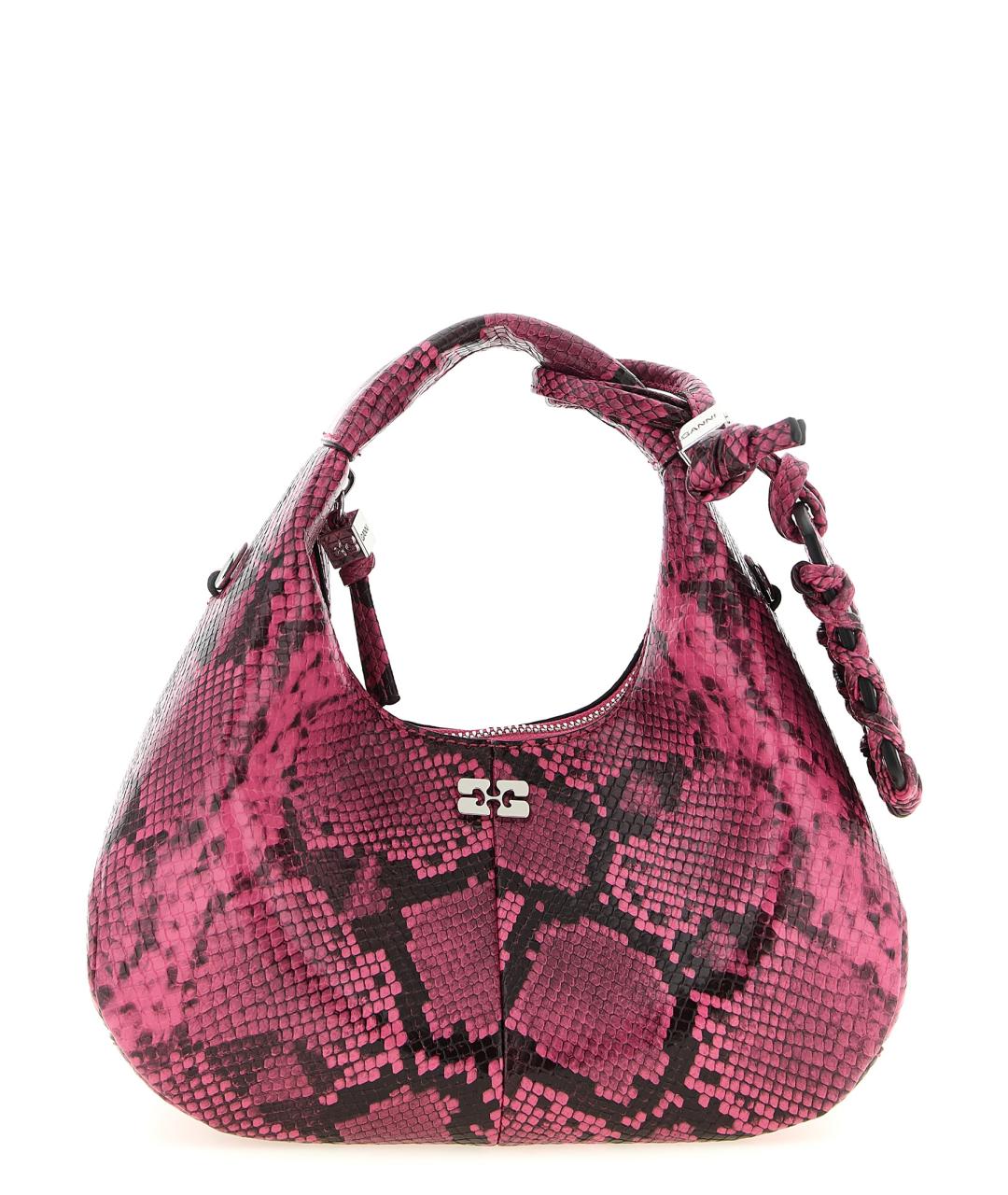 GANNI Фуксия синтетическая сумка с короткими ручками, фото 1