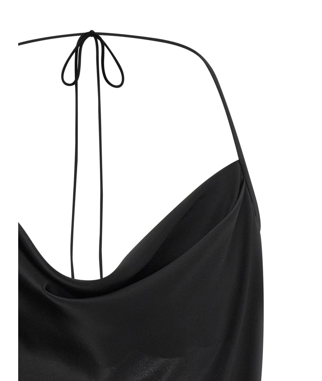 VALENTINO Черная шелковая блузы, фото 3