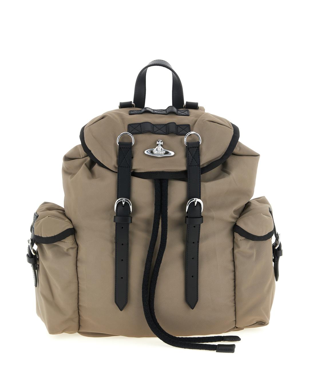 VIVIENNE WESTWOOD Бежевый синтетический рюкзак, фото 1