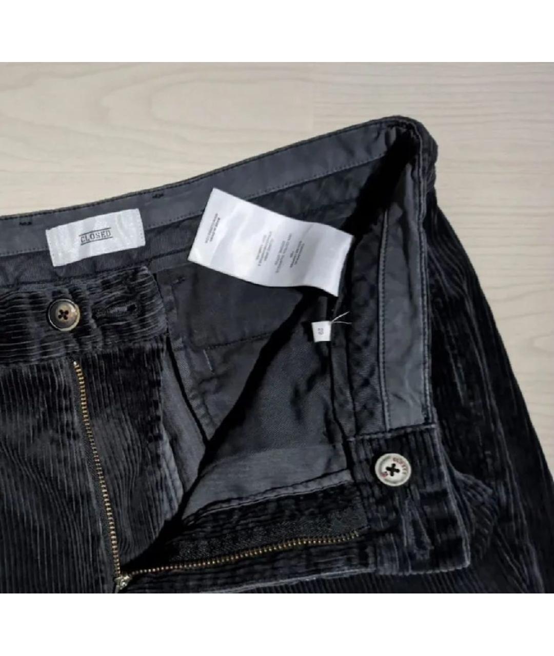 CLOSED Темно-синие хлопковые повседневные брюки, фото 6