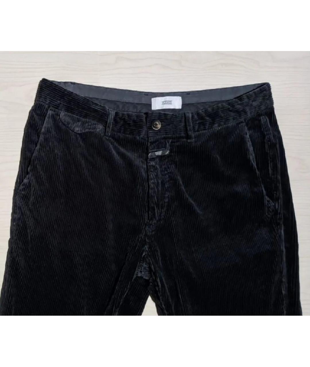 CLOSED Темно-синие хлопковые повседневные брюки, фото 2