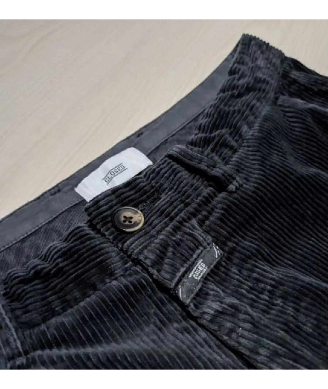 CLOSED Темно-синие хлопковые повседневные брюки, фото 4