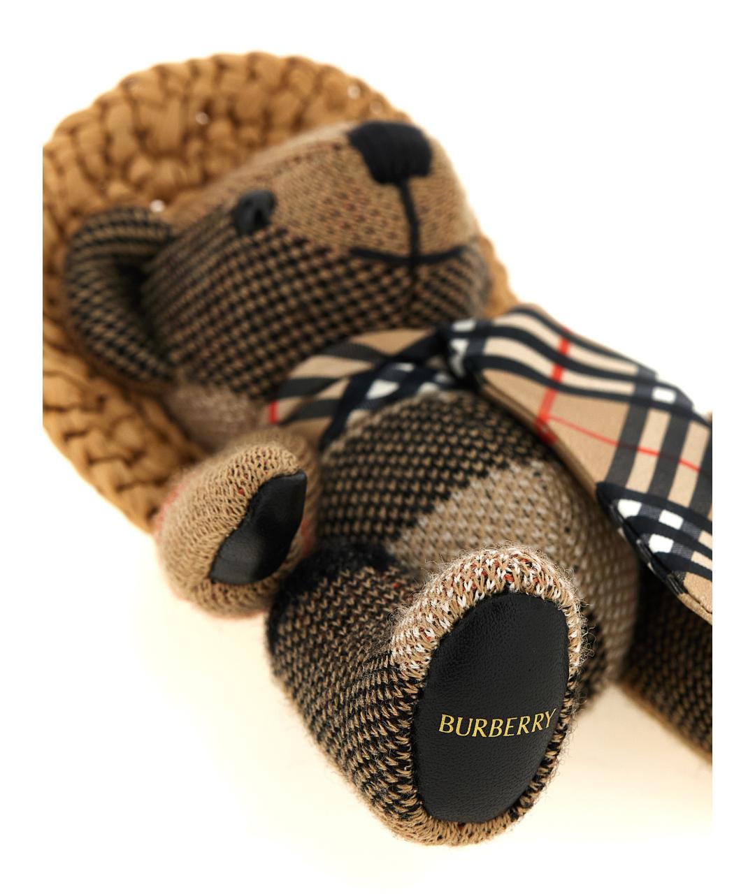 BURBERRY Бежевый брелок, фото 3