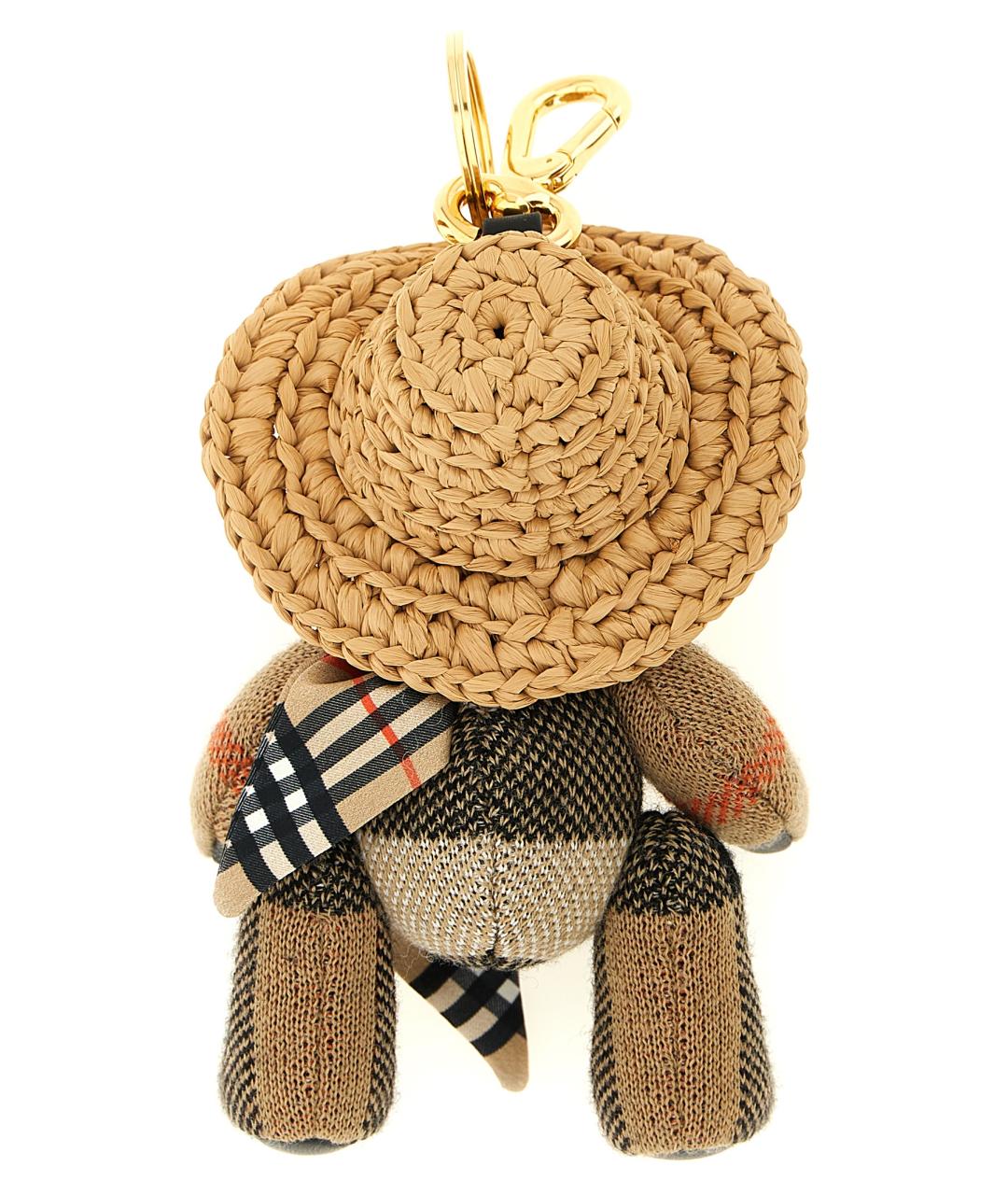 BURBERRY Бежевый брелок, фото 2