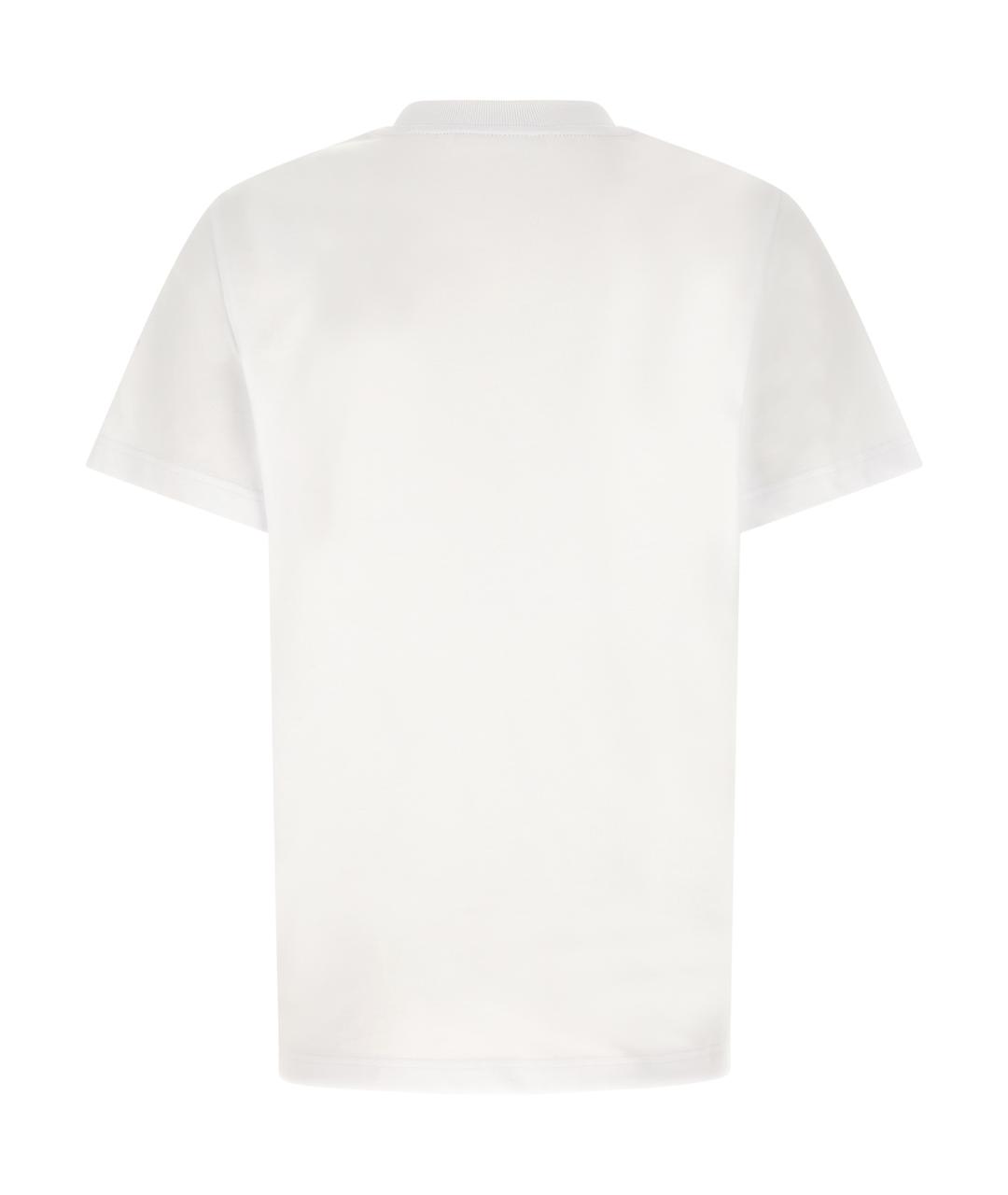 MONCLER Белая хлопковая футболка, фото 2