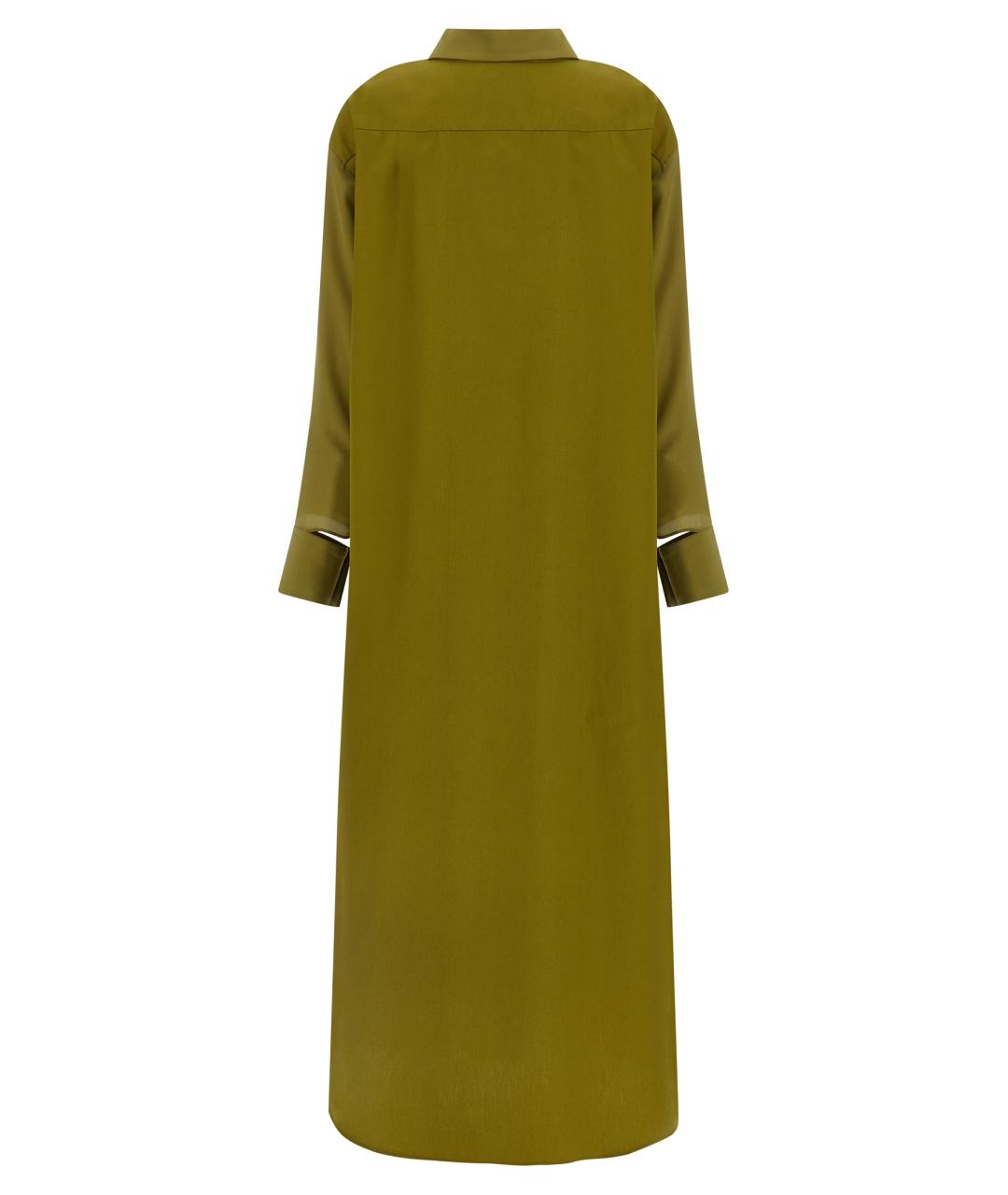 JEJIA Зеленые шелковое платье, фото 2