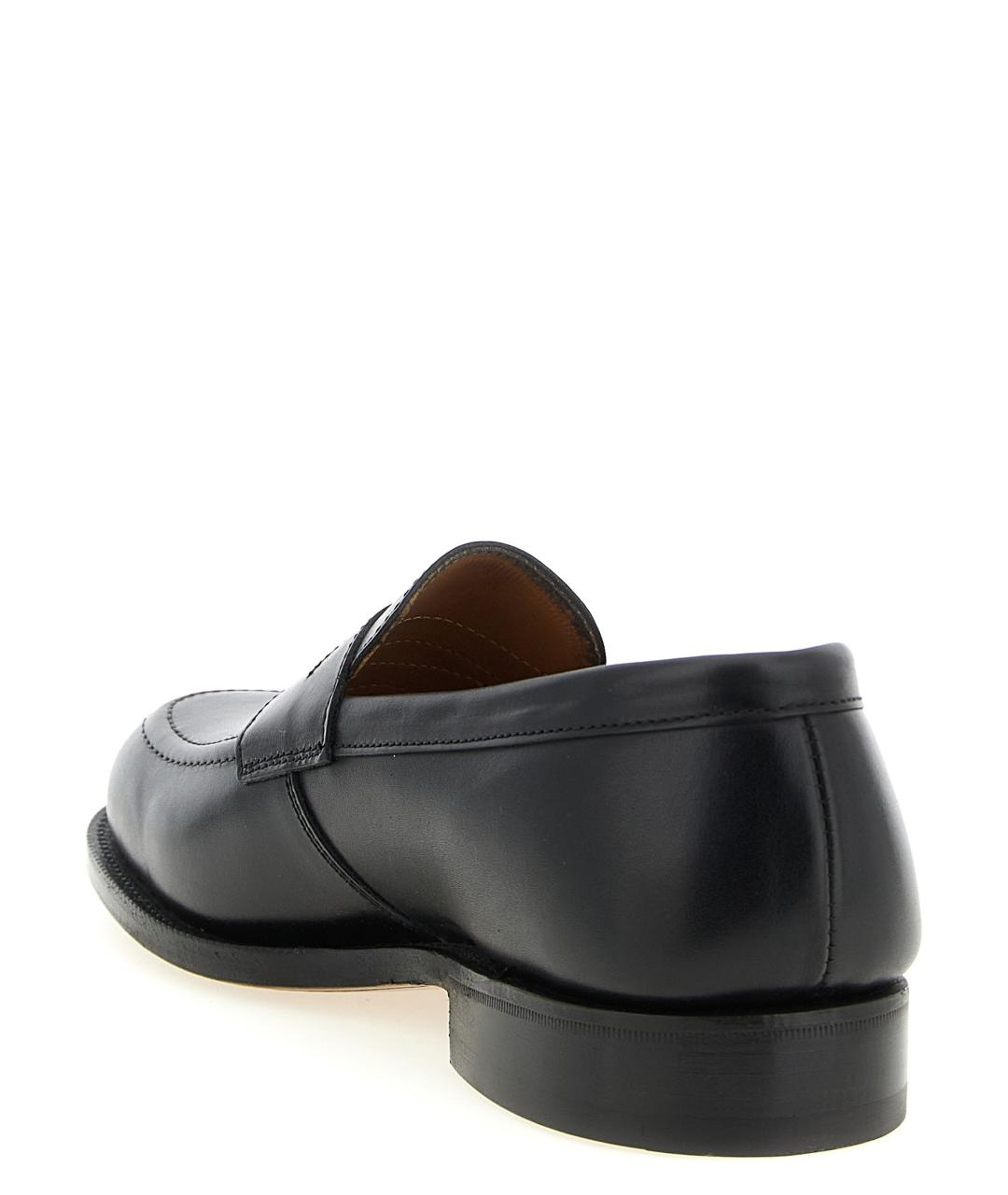 TRICKER'S Черные кожаные лоферы, фото 3