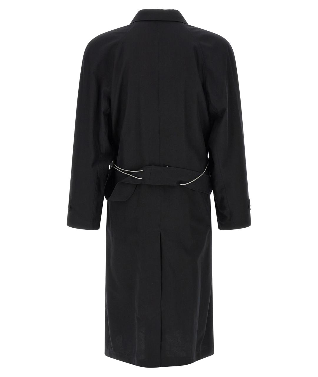 MAGLIANO Черный хлопковый тренч / плащ, фото 2