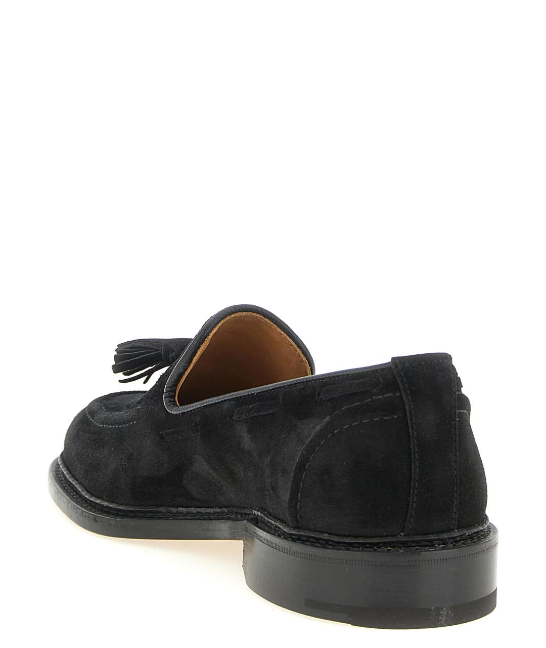 TRICKER'S Черные замшевые лоферы, фото 2