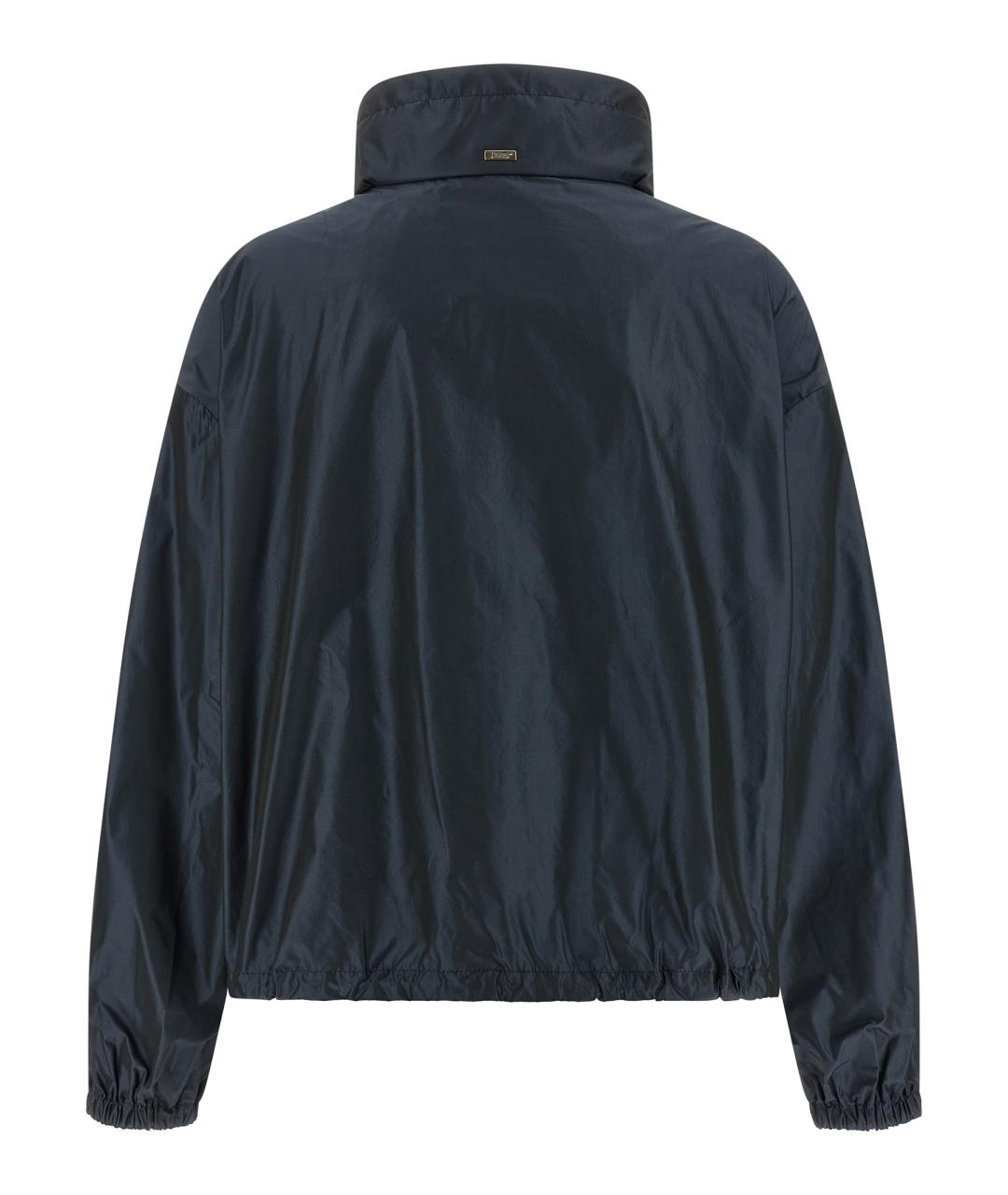 HERNO Синяя полиэстеровая куртка, фото 2
