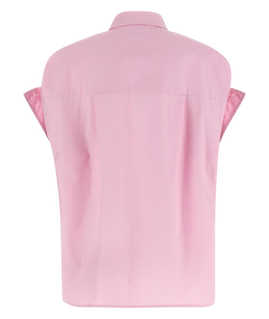 NUDE Розовая хлопковая рубашка, фото 3