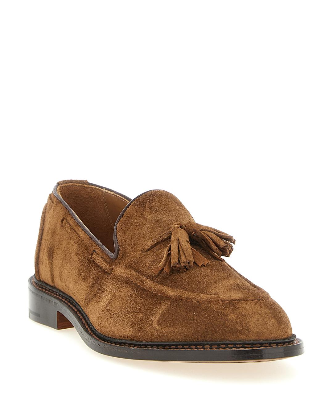 TRICKER'S Коричневые замшевые лоферы, фото 2