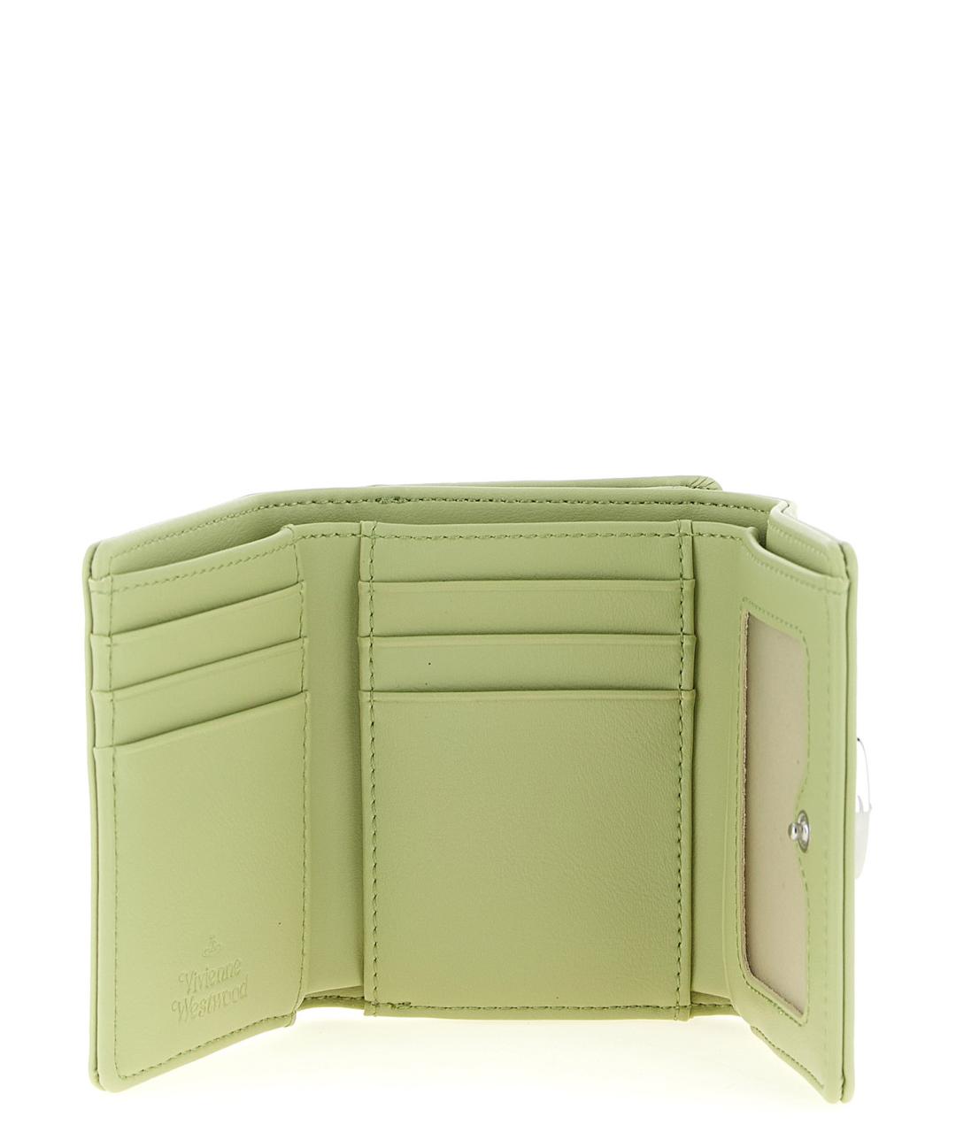 VIVIENNE WESTWOOD Зеленый кошелек, фото 3