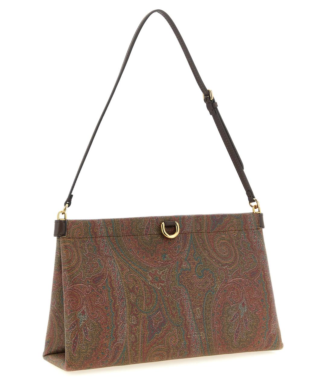 ETRO Коричневая хлопковая сумка через плечо, фото 2