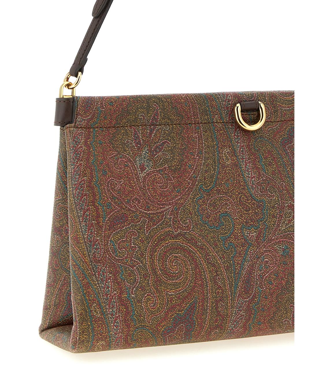 ETRO Коричневая хлопковая сумка через плечо, фото 3