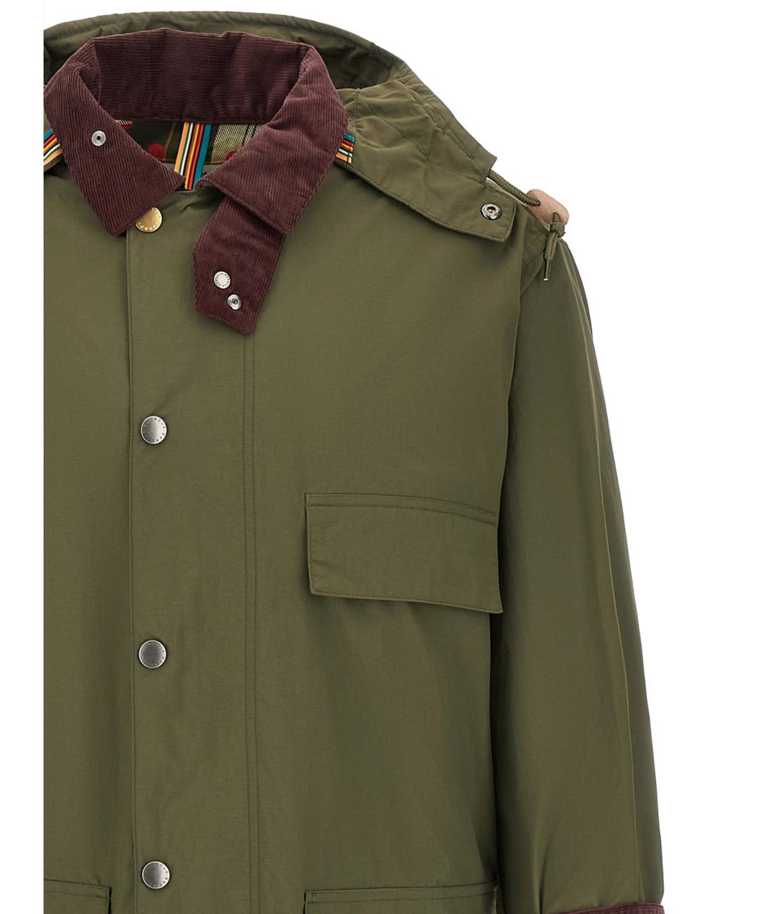 BARBOUR Зеленая полиамидовая парка, фото 4
