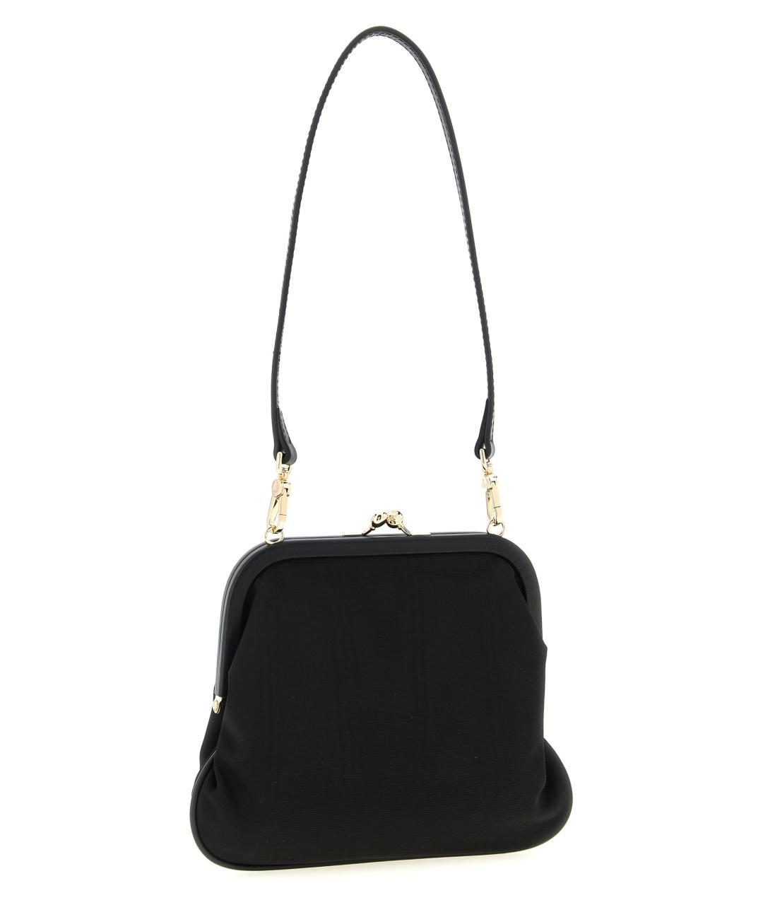 VIVIENNE WESTWOOD Черная синтетическая сумка через плечо, фото 2