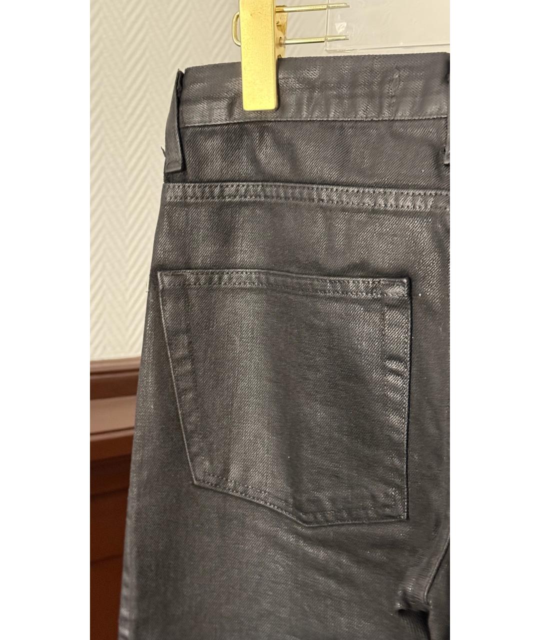 JUST CAVALLI Черные прямые джинсы, фото 4