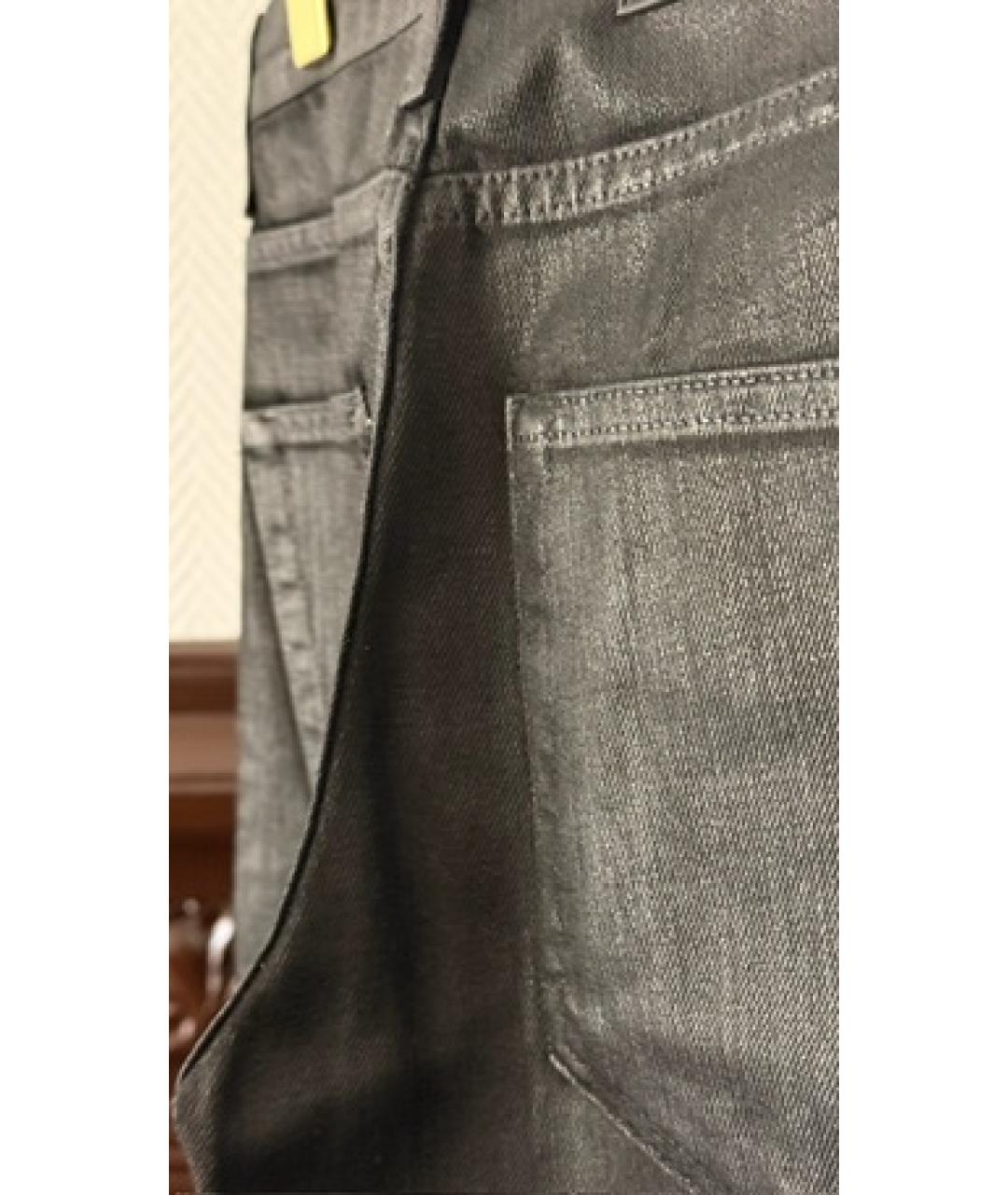 JUST CAVALLI Черные прямые джинсы, фото 5