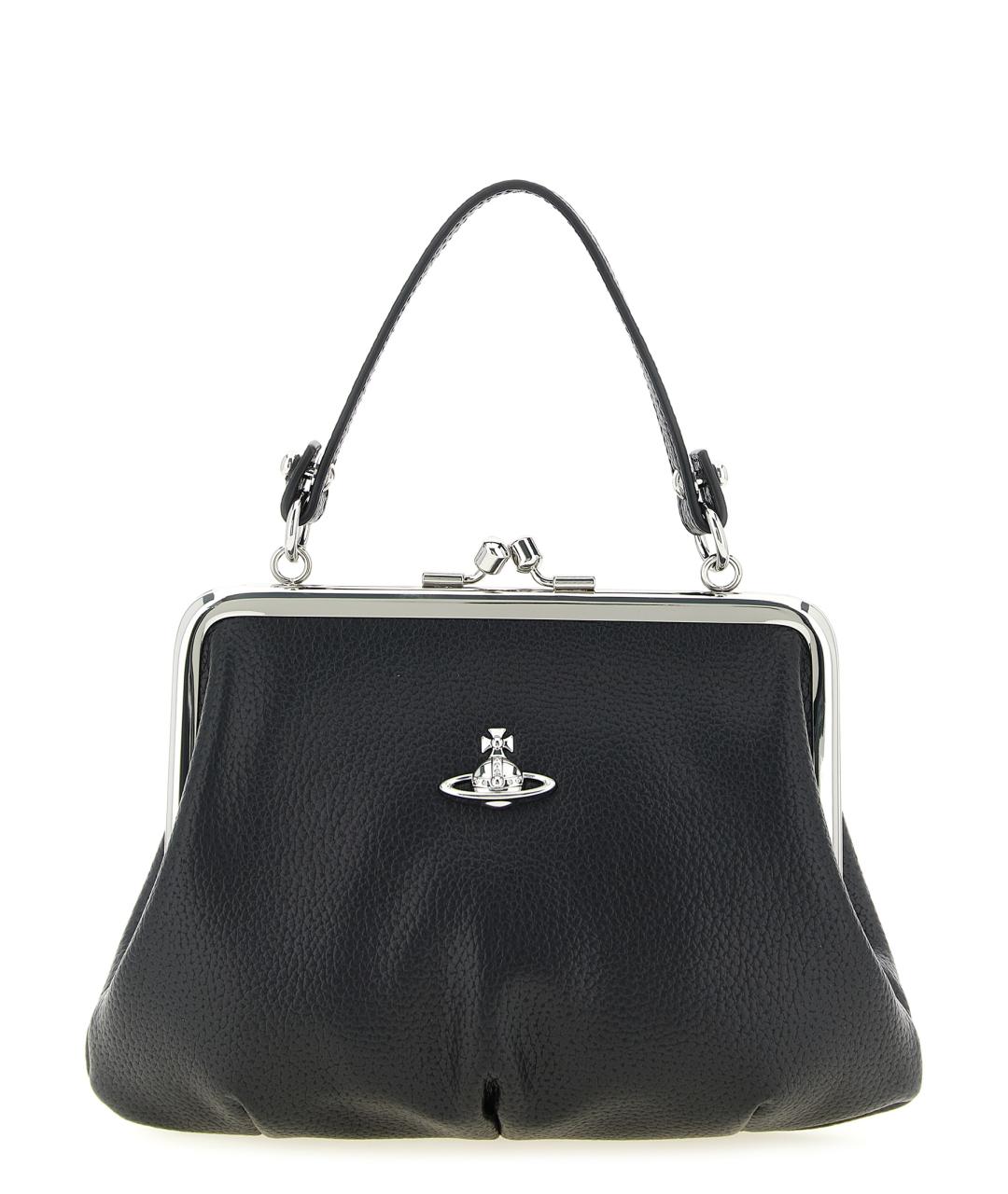 VIVIENNE WESTWOOD Черная сумка через плечо из искусственной кожи, фото 1