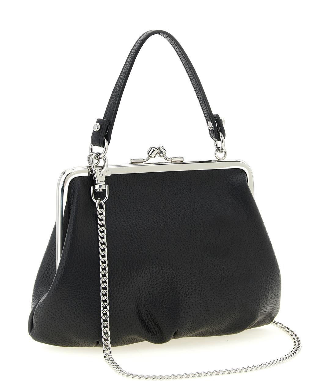 VIVIENNE WESTWOOD Черная сумка через плечо из искусственной кожи, фото 2