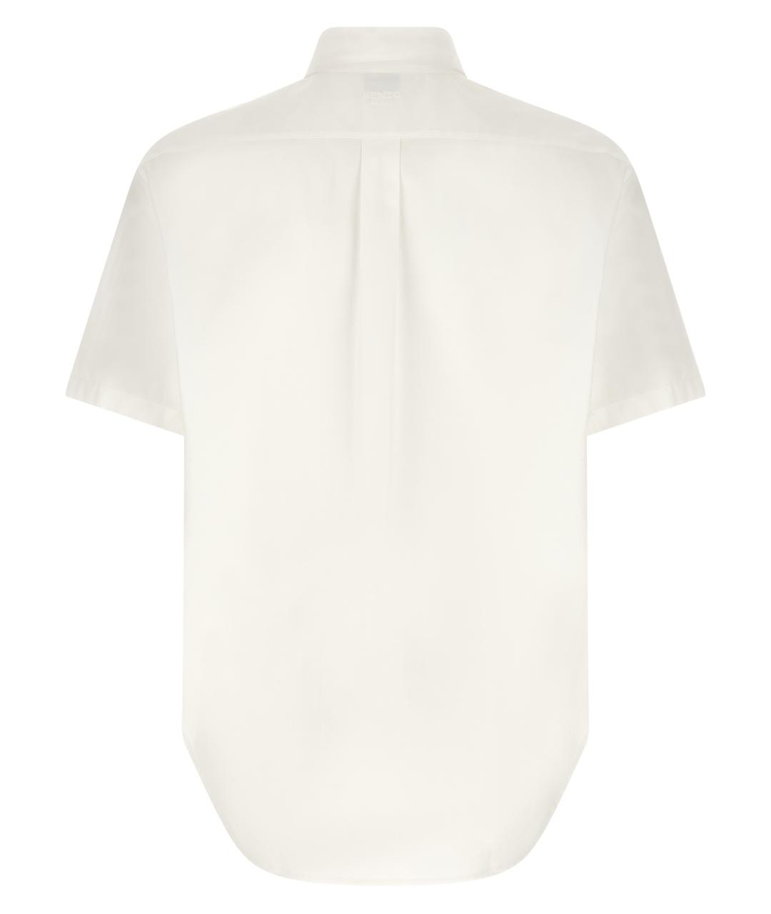KENZO Белая хлопковая кэжуал рубашка, фото 2