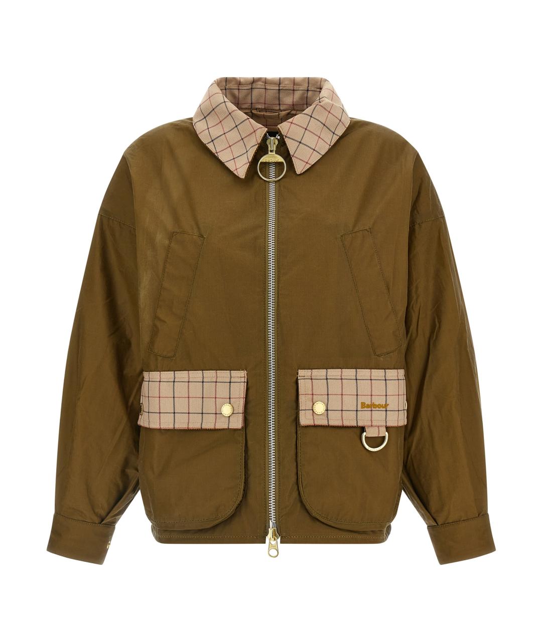 BARBOUR Бежевая хлопковая куртка, фото 1