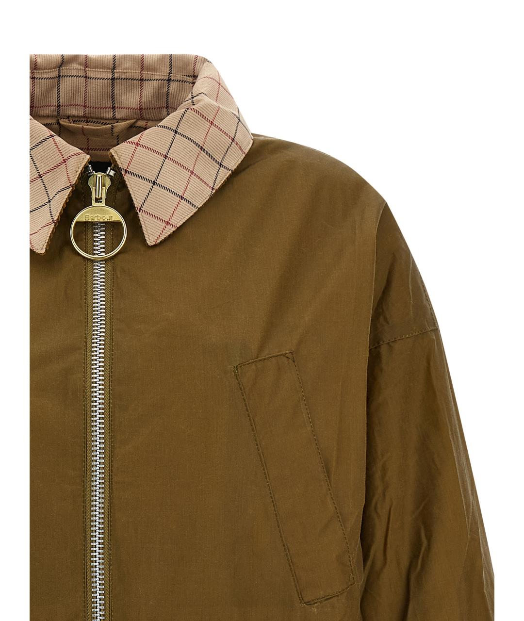 BARBOUR Бежевая хлопковая куртка, фото 3