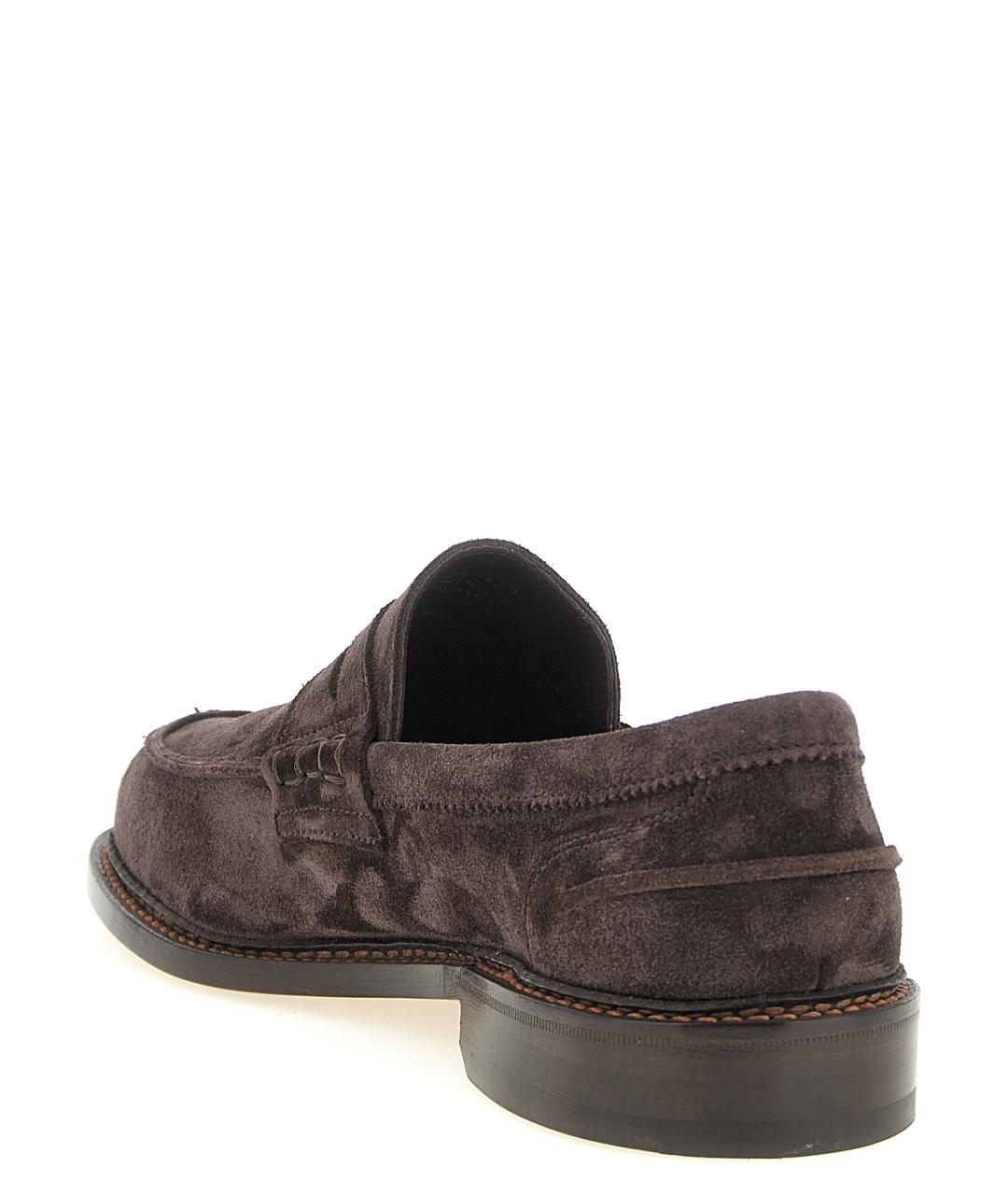 TRICKER'S Коричневые замшевые лоферы, фото 3