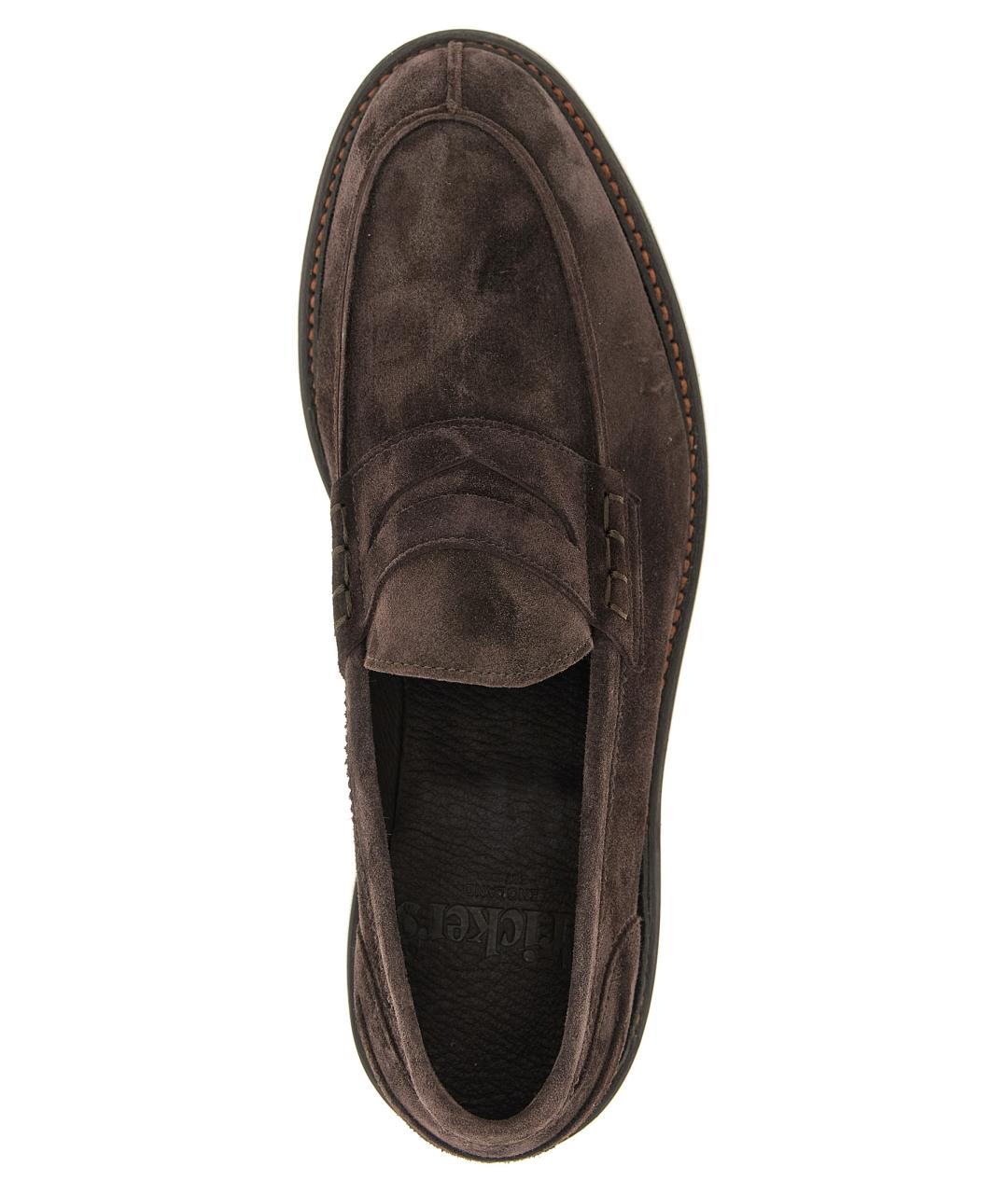 TRICKER'S Коричневые замшевые лоферы, фото 4