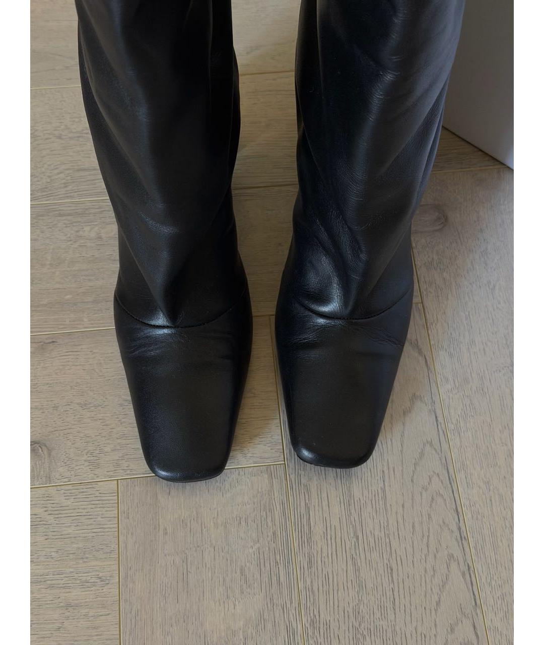 COPERNI Черные кожаные сапоги, фото 4