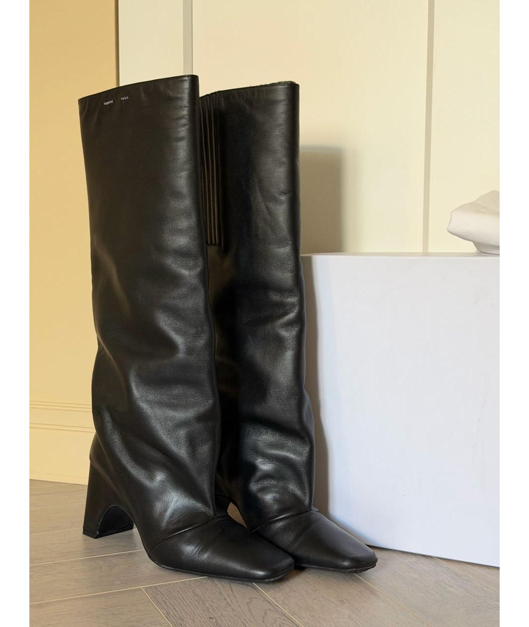 COPERNI Черные кожаные сапоги, фото 2
