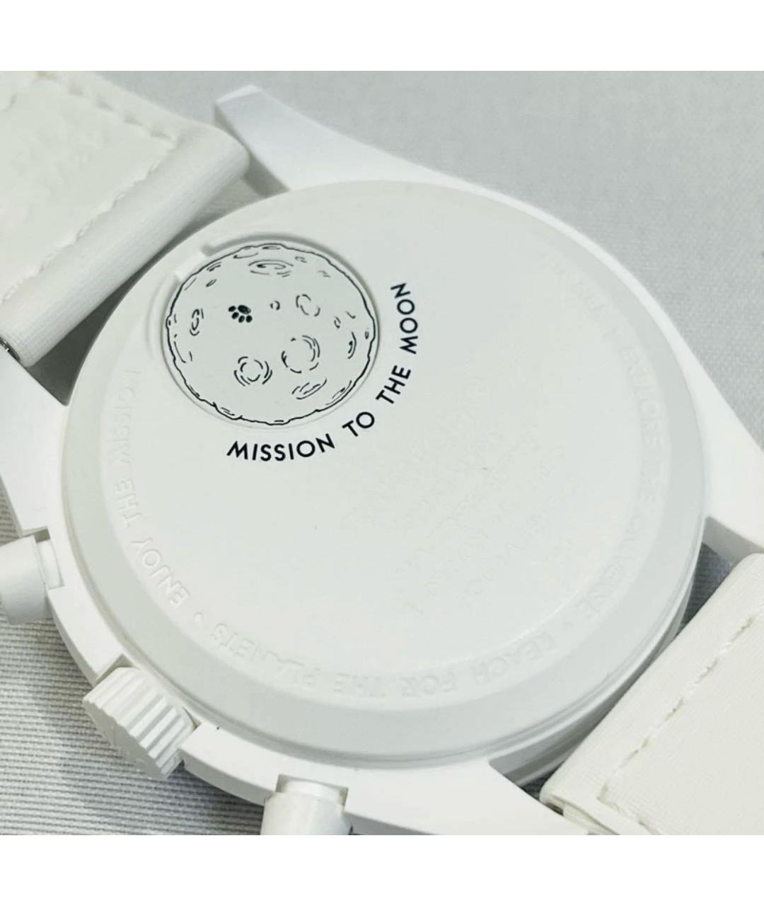 OMEGA Белые керамические часы, фото 3