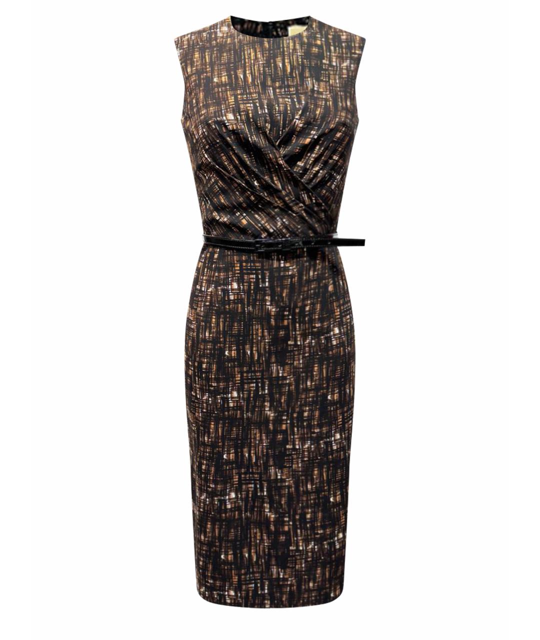 MICHAEL KORS Черное вискозное коктейльное платье, фото 1