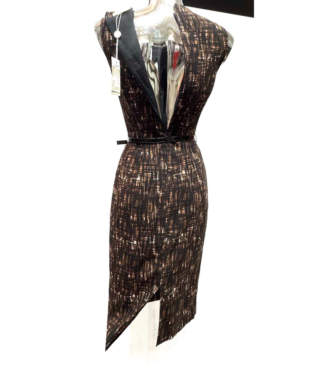 MICHAEL KORS Черное вискозное коктейльное платье, фото 2