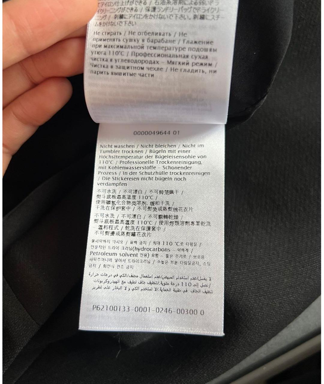 VALENTINO Черное повседневное платье, фото 8