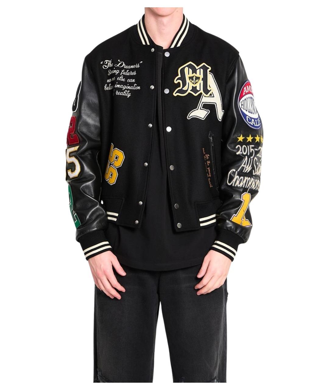 AMIRI Черная шерстяная куртка, фото 1