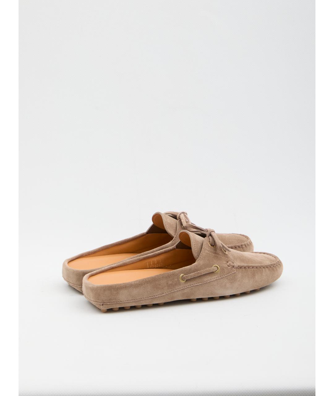 TOD'S Коричневые кожаные лоферы, фото 3