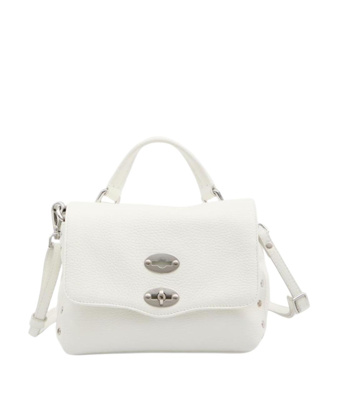 ZANELLATO Белая кожаная сумка через плечо, фото 1