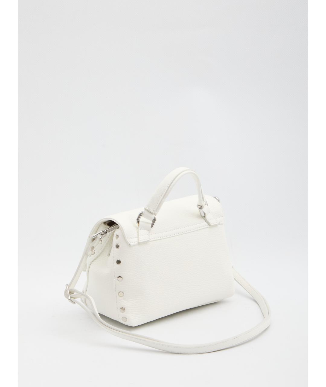 ZANELLATO Белая кожаная сумка через плечо, фото 2