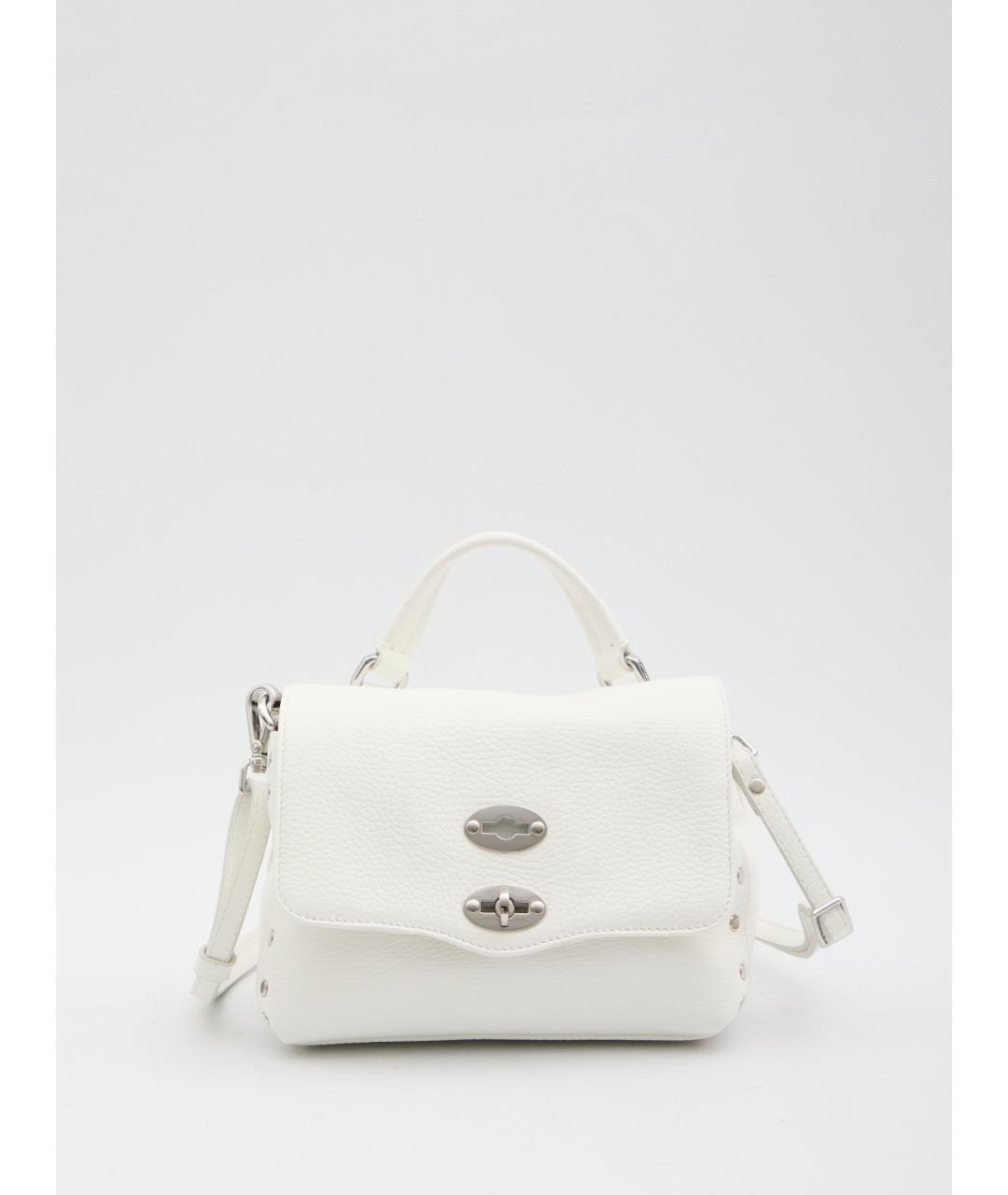 ZANELLATO Белая кожаная сумка через плечо, фото 5