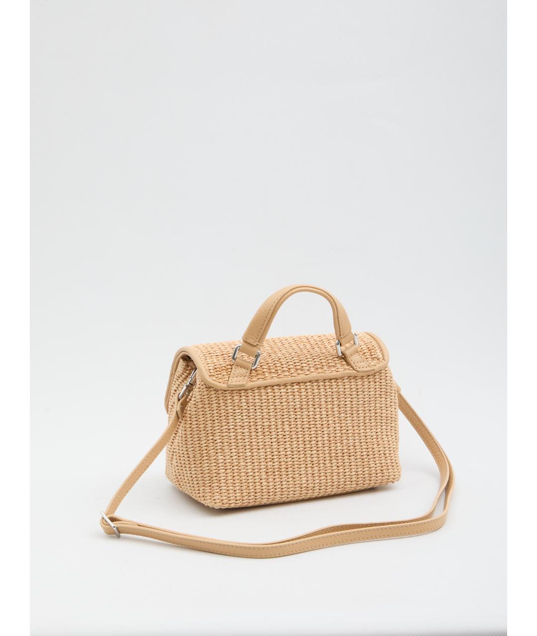 ZANELLATO Бежевая пелетеная сумка через плечо, фото 2