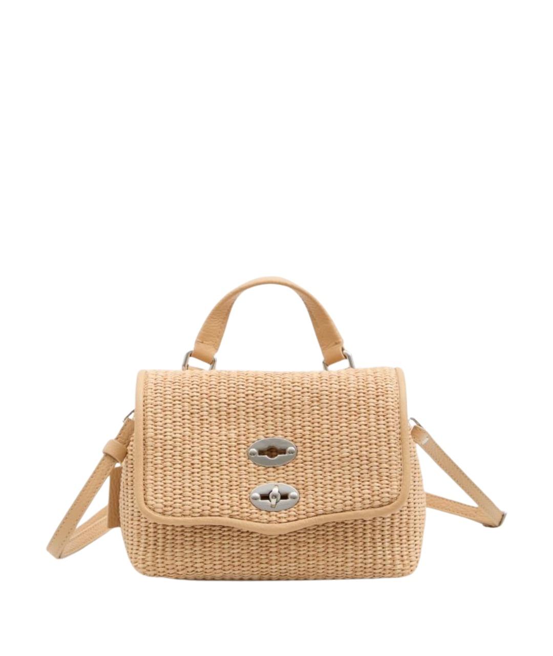 ZANELLATO Бежевая пелетеная сумка через плечо, фото 1