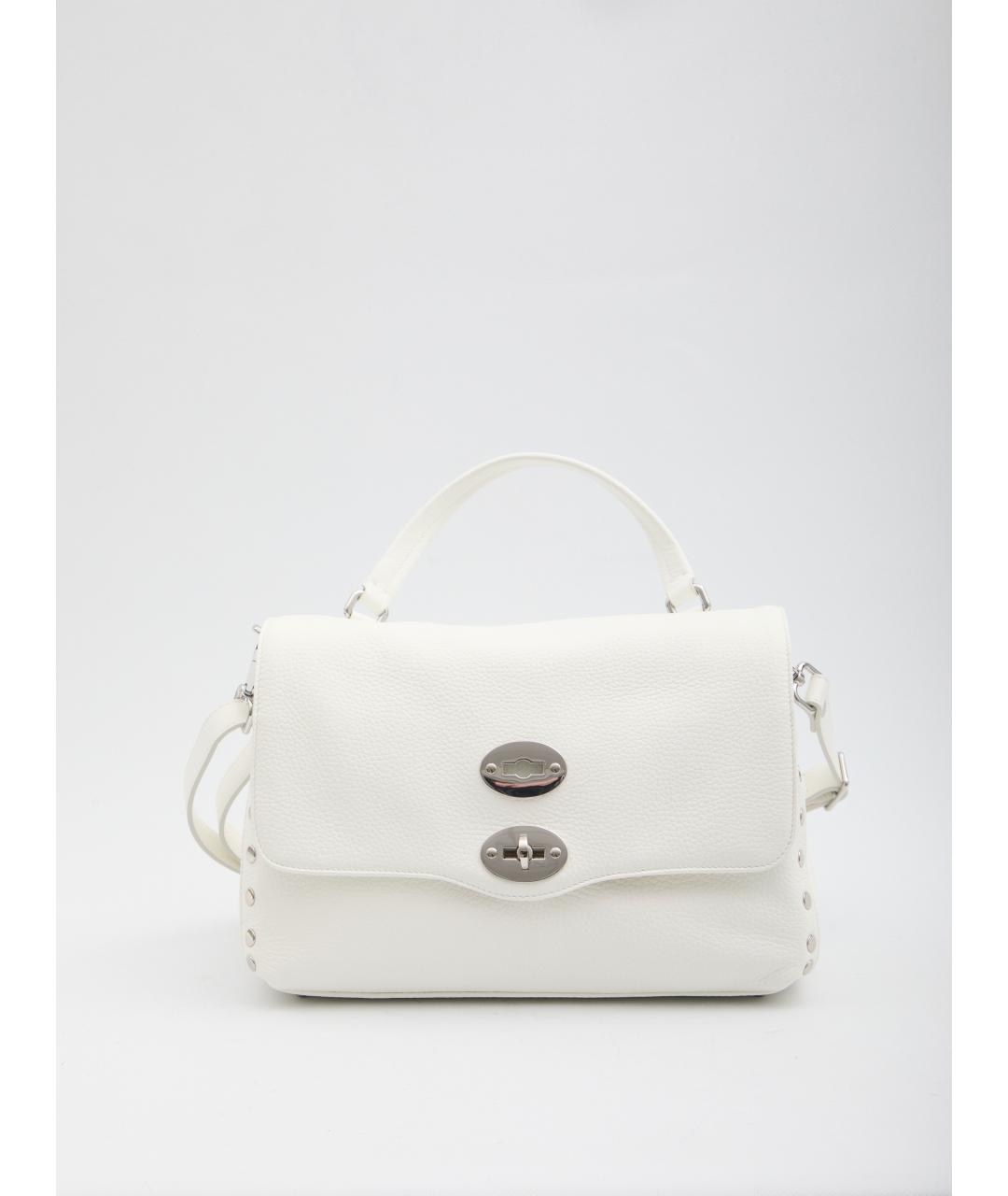 ZANELLATO Белая кожаная сумка через плечо, фото 5