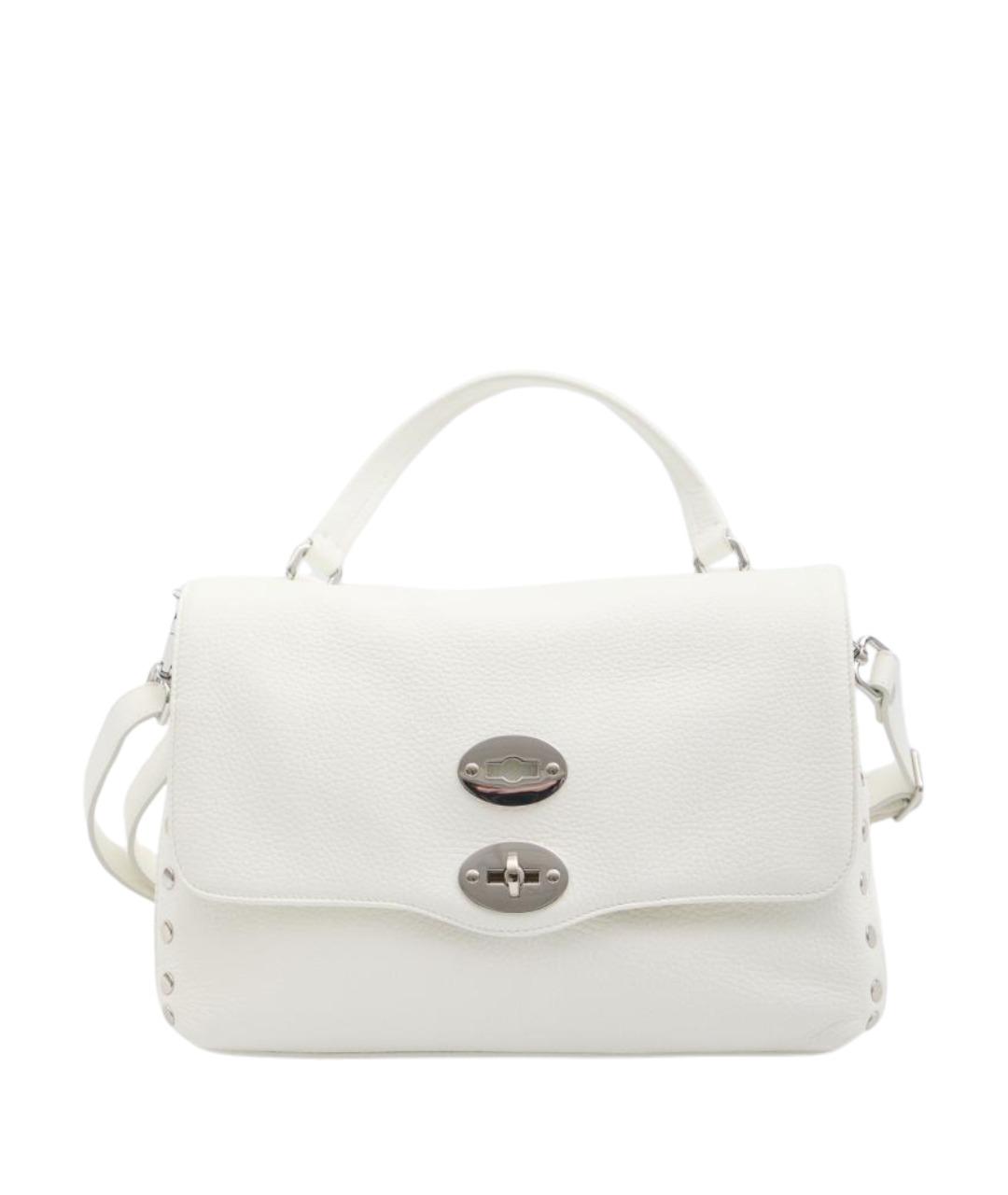 ZANELLATO Белая кожаная сумка через плечо, фото 1