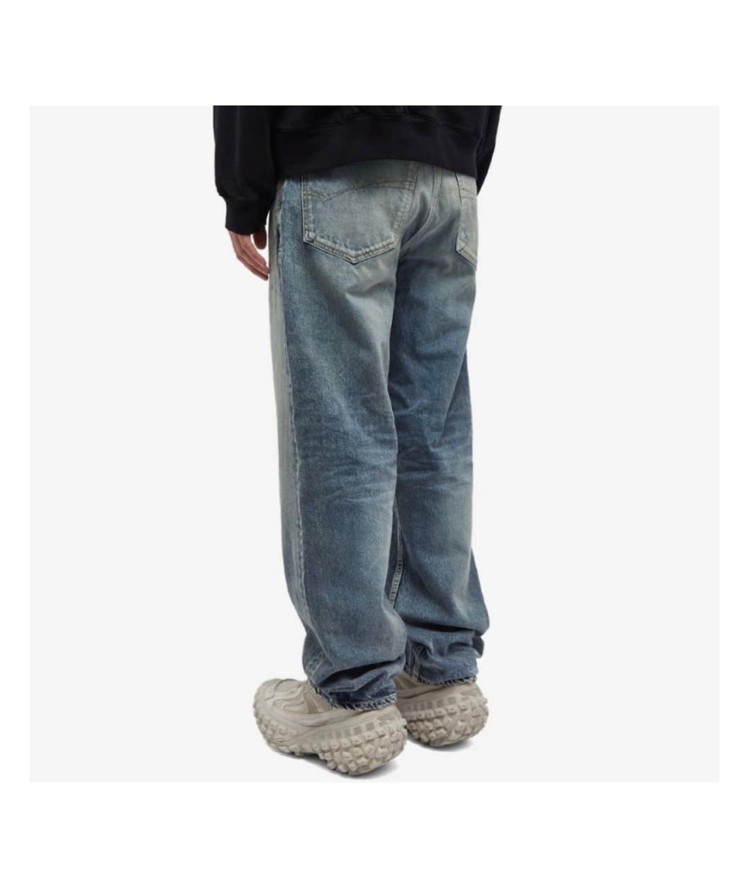 BALENCIAGA Темно-синие прямые джинсы, фото 5