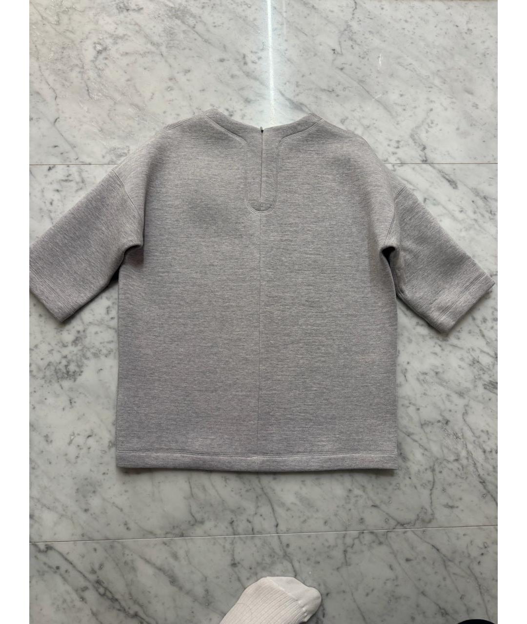 CHRISTIAN DIOR Серый хлопковый джемпер / свитер, фото 3